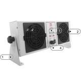 Botron® B486150 Dual Fan Air Bench Top Ionizer, 3.5 in x 18 in x 7 in redirect to product page